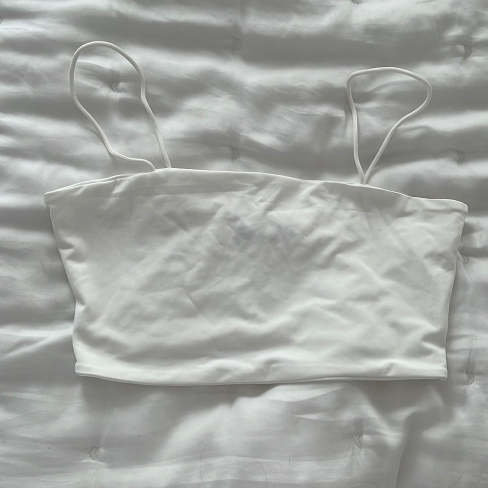 white shein tank top